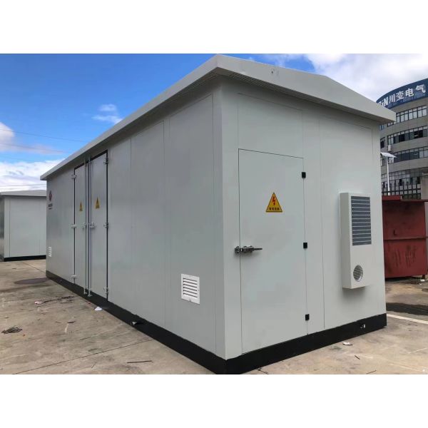 Outdoor Modular Box Type Substation IEC Standards Electric Transmission Substation