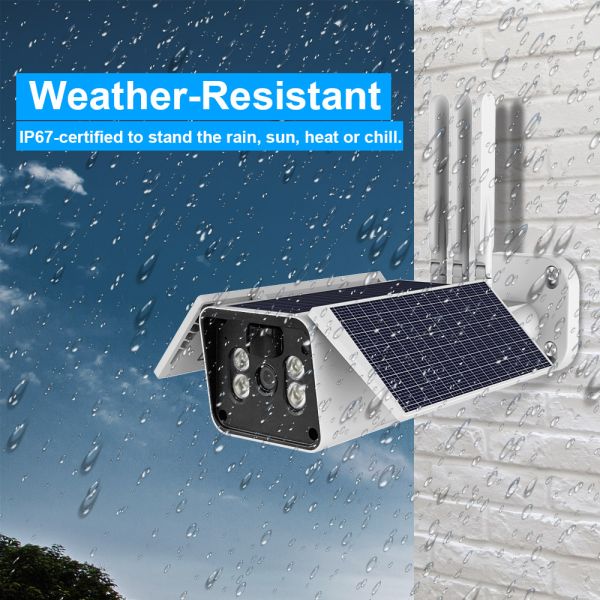 CCTV 1080P HD 4G Wireless Solar Powered Security Cameras