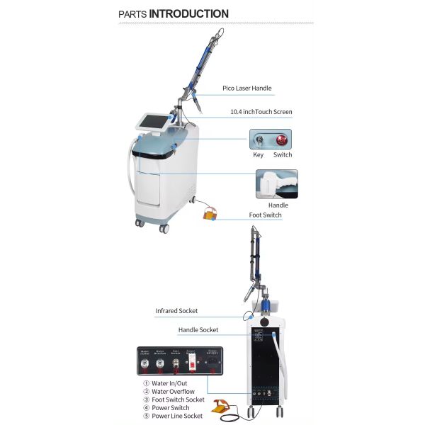 810nm 808nm Diode Laser Hair Removal Machine Laser Whitening Machine