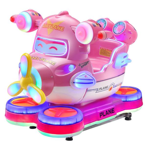 US Plug Design Crazy Plane Rocking Machine para crianças de 6 anos de idade em entretenimento interior