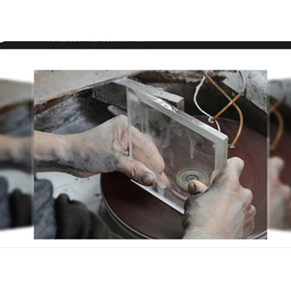 Crystal Globe Hollowing Out Custom Trophy Awards Polishing Surface With Gift Box