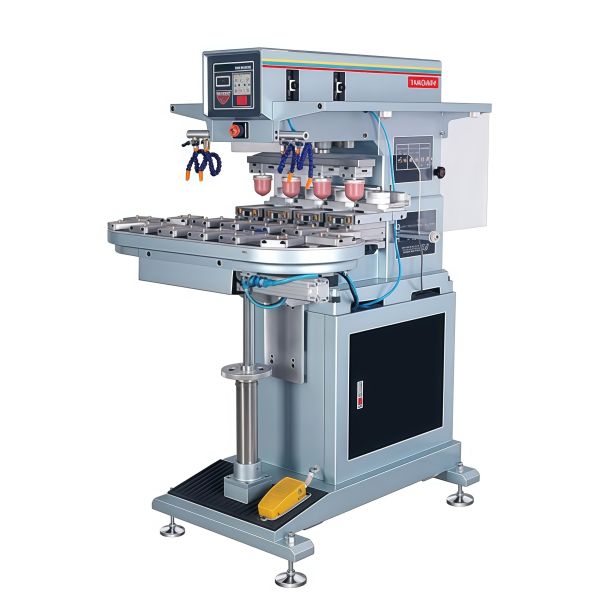 Multi Color Pneumatic Semi Auto Pad Printing Machine With Ink Cup Type Ink Supply System