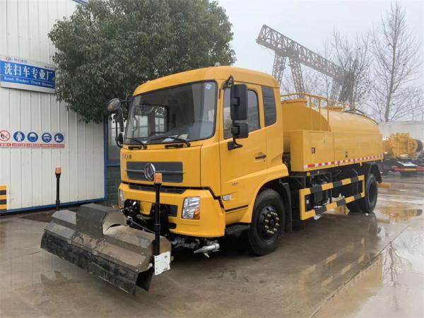 Dongfeng 10m3 tanque estrada caminhão de lavagem veículo seguro e higiênico