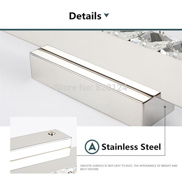 Modern Led mirror Crystal Wall Lighting Industrial style bathroom vanity Light(WH-MR-65)