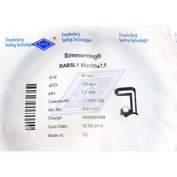 Sello de alta temperatura de goma del eje/tamaño de alta presión de los sellos de aceite 146597 para la bomba de la maquinaria