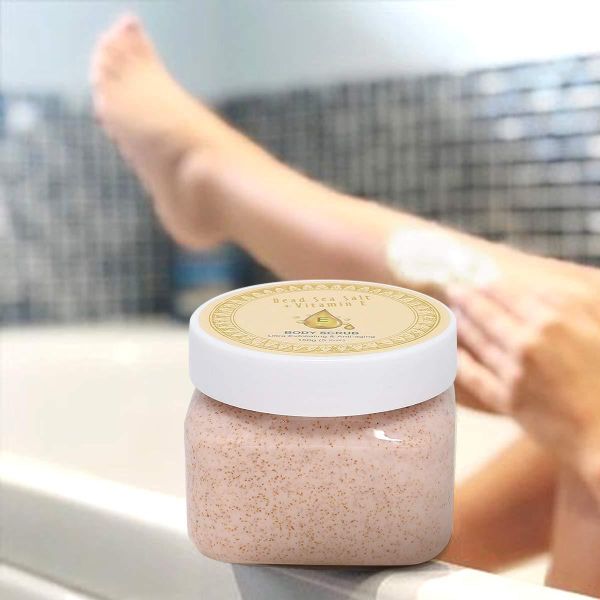 Étiquette privée Sel de mer naturel Scrubs biologiques Sucre Body Scrub Body