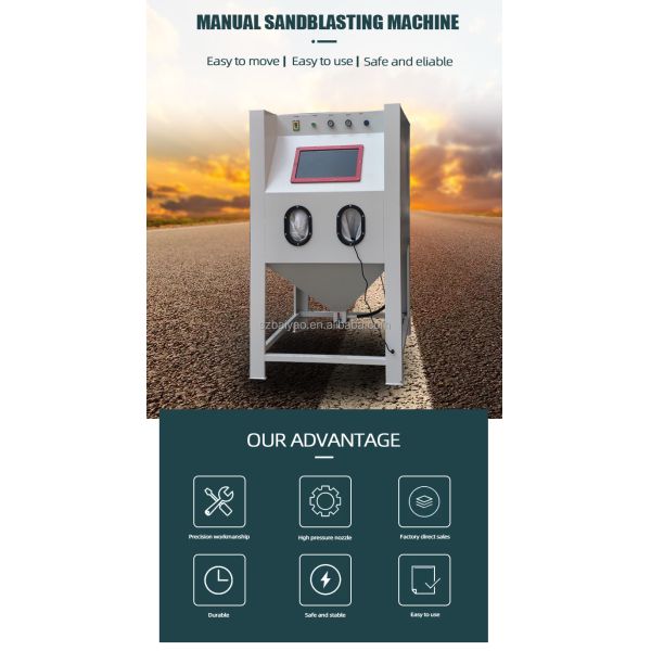 Dry Hand Sandblasting Machine 1010 Simple Operation 550W