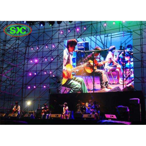 High Resolution P6 Stage Led Panels Module 384*192mm / SMD Curtian LED Display