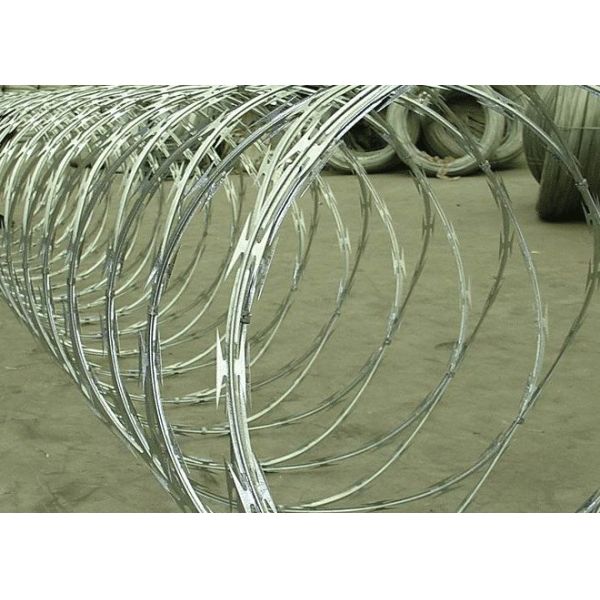 Ss430 Stainless Steel Razor Wire Cross Type Bto-22 Diameter 50cm