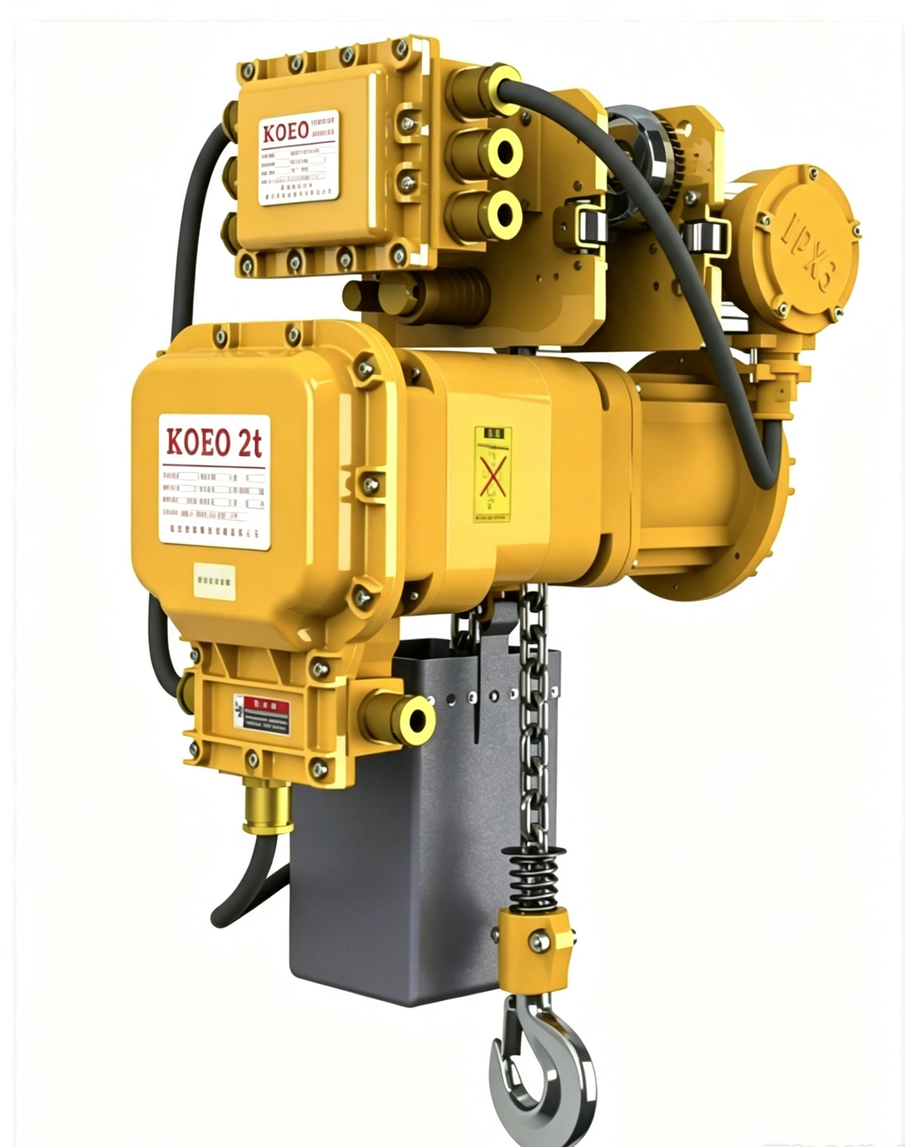 Exd II CT4 Explosion Proof Electric Hoist 2 Ton Electric Chain Hoist With