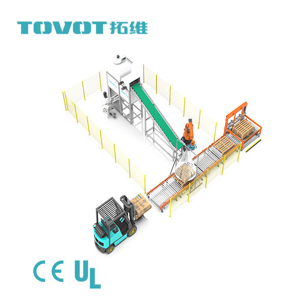 Intelligent Robotic Bag Emptying Machine 400-600 Bags/Hour For Bulk Material