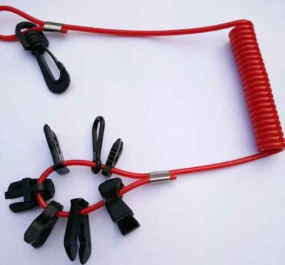 Safety Jet Ski Kill Switch Key Floating Emergency Cord wDifferent Keys to Fit Almost All Boats&PWC's