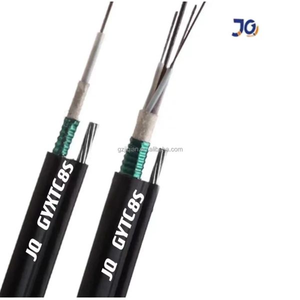 2- 144 core Single Mode Armored Outdoor Optical Cable GYXTC8S/GYTC8S Aerial Self-supporting Figure 8 Structure