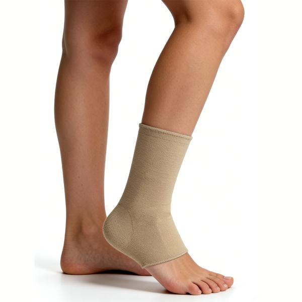new breathable compression sleeve for ankle support knitted cotton ankle support brace
