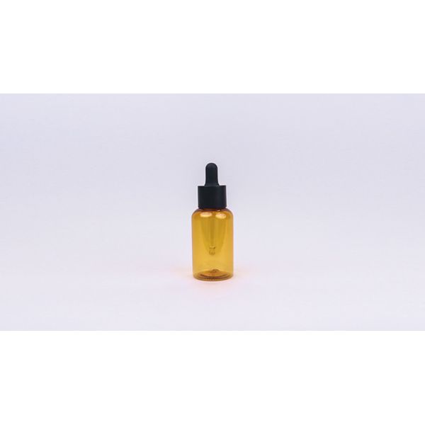 Botellas de goteador de vidrio de vidrio de color ámbar PET 60 ml para la distribución de líquidos precisos Botellas de goteador de vidrio de lujo