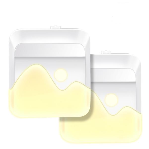 Dimmable Warm White Night Lights Amber Night Light with Auto Dusk to Dawn Sensor