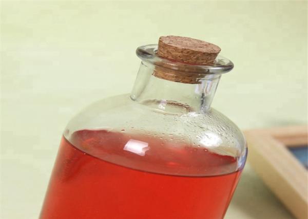 200ml Boston Round Bottles Juice Beverage Cooking Oil Kombucha Bottle With Cork