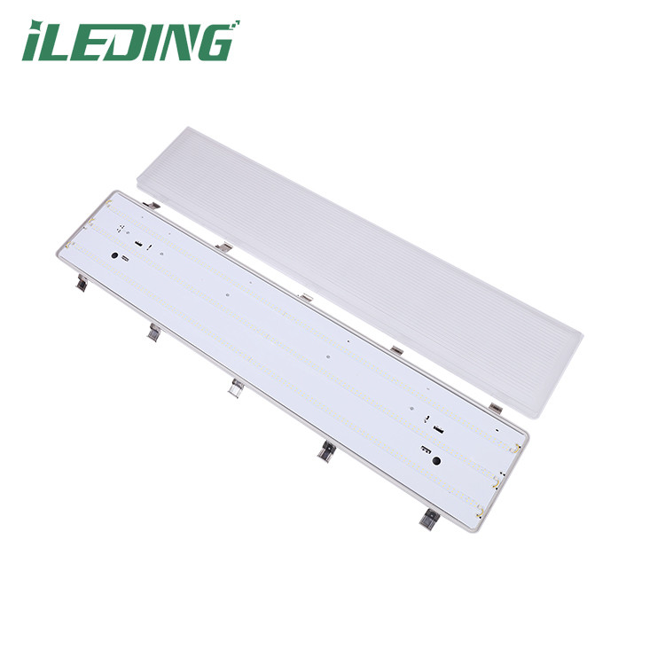 120-347V LED Tri Proof Light for Warehouse 4FT Linear Vapor Tight High Bay Lighting