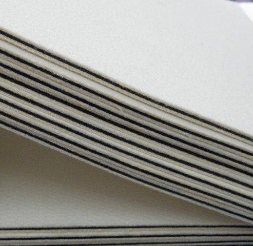 A4 A3 Customized Size PVC Card Material Woolen Felt Cushion Laminated Pad