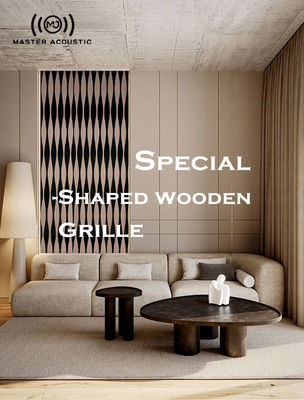 Micro Perforated Wood Acoustic Panel Soundproof Ceiling Wall Board for Conference Room