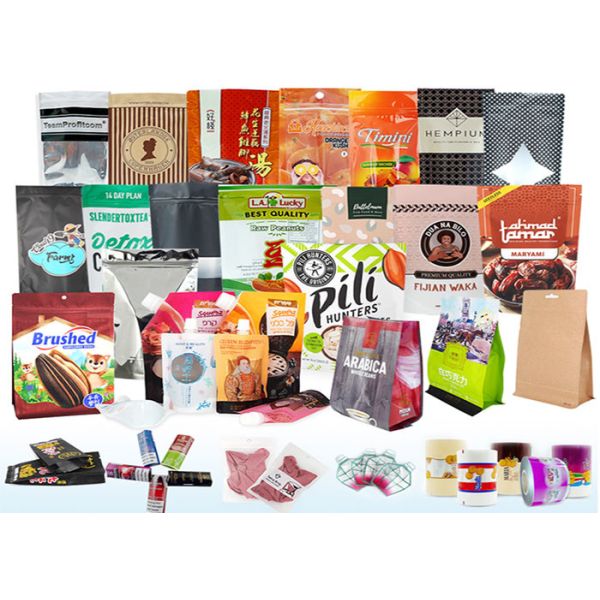 Customized Logo Packaging Disposable Squeeze Pouch Large Capacity 8 Side Sealed