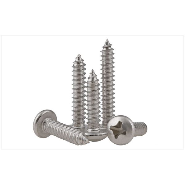 Stainless Steel Phillips Rounded Head Screws for Sheet Metal DIN7981 Pan Head Phillips Drive Tapping Screws