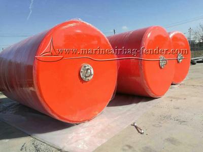30-120Kg/m3 Fender de espuma flutuante com rede de cadeia galvanizada a quente / aço inoxidável