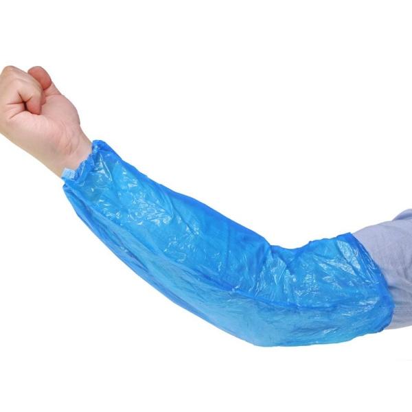 PE / CPE Disposable Arm Sleeves Machine Made Disposable Sleeve Protectors