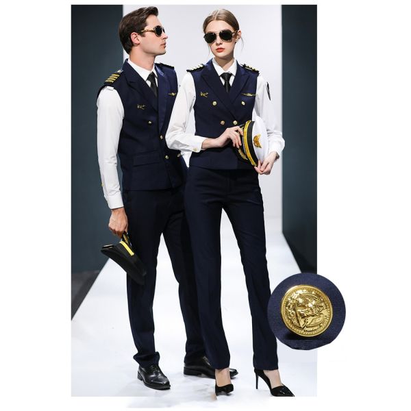 Костюм боковой стюардессы с длинными рукавами для стюардессы