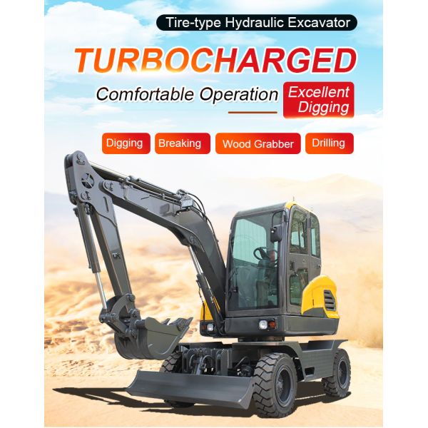 Тона землекопа 7 экскаватора 35KM/h ZHONGMEI экскаватор большого большой, которы