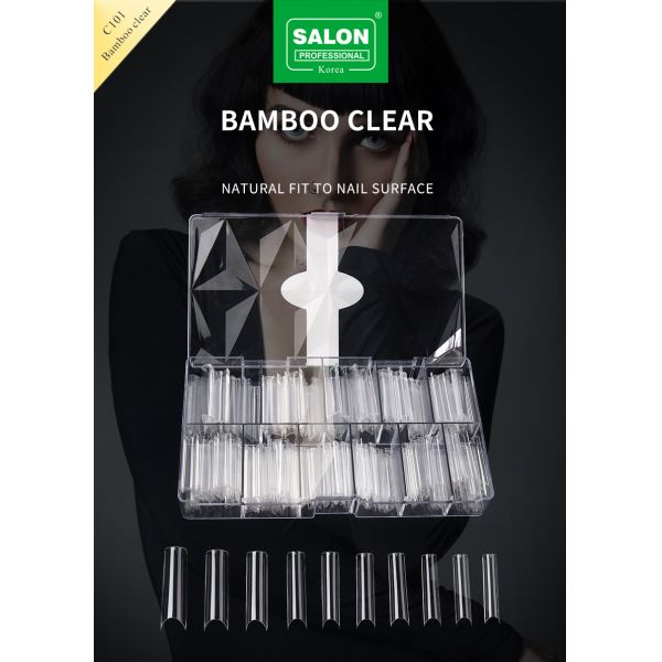 A101 Natural Color Full Cover False Nails Tips for Professional French Manicure Style