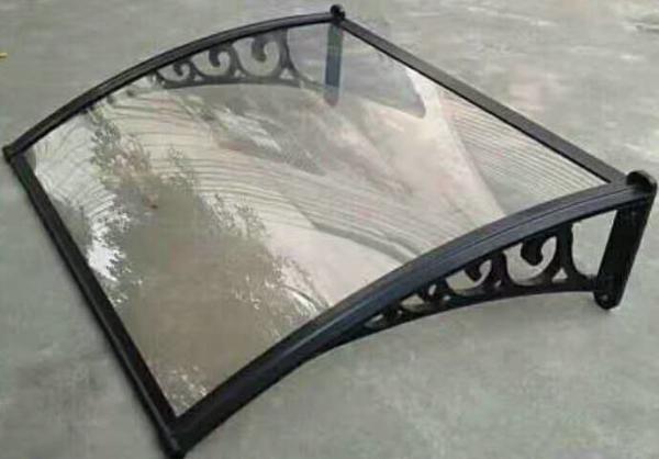 Manual Polycarbonate Window Awning 600*800mm/800*1000mm/800*1200mm/1000*1200mm/1000*1500mm For Balcony