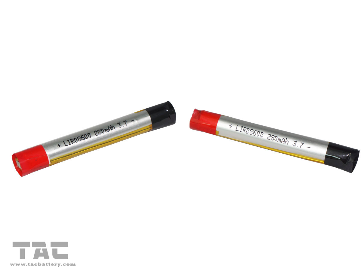Миниая цилиндрическая батарея Lir08600 E-Cig полимера для ручки Samsung Bluetooth