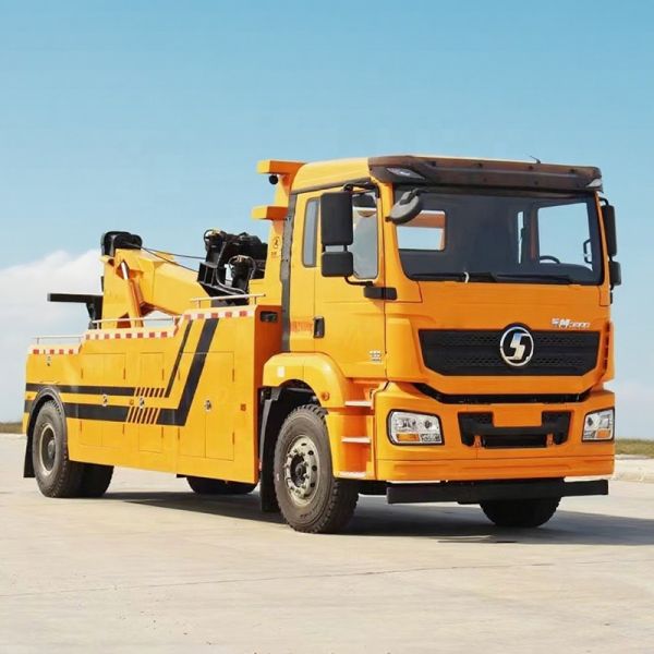 SHACMAN Rollback Towing Truck 4x2 10 Tons Winch Rear Lifting Recover Vehicles
