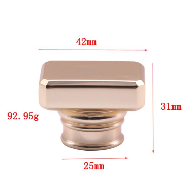 Eco Friendly Zinc Alloy Hanging Plating RoHs Perfume Spray Caps
