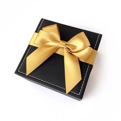 Polyester Occasion Bottle Decoration Pre Tied Satin Gift Ribbon Bow for Gift Box Packaging