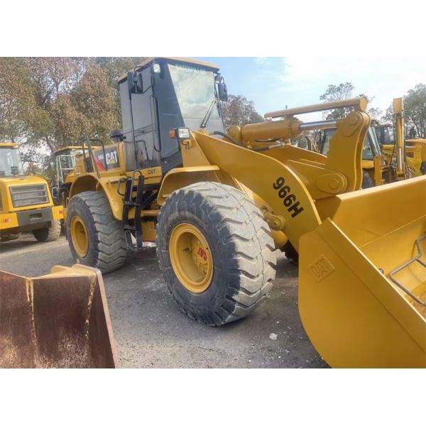 Подержанный оригинальный CAT 966H 966F загрузчик колеса загрузчик строительного оборудования