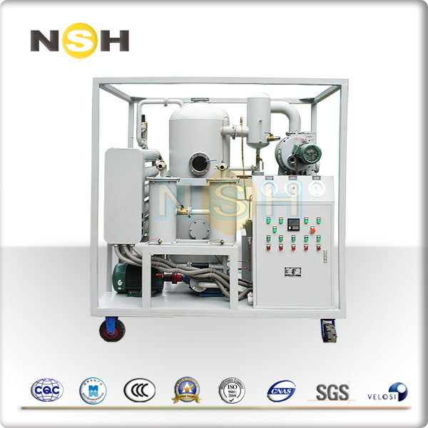 Compact Mobile Insulation Oil Purifier Dielectric Strength Enhancement