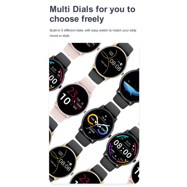 контроль BT5.0 кровяного давления дозора водоустойчивого спорта 200mAh умный