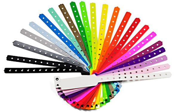 Party Promotional Bracelets And Wristbands Water Resistance Soft Touching