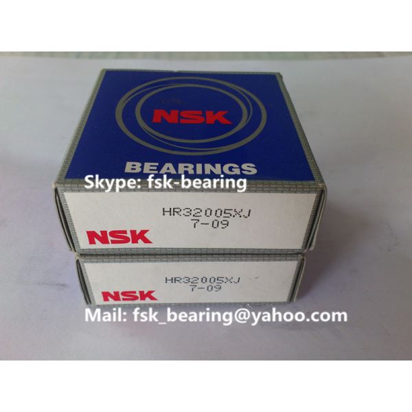 P2 Tapered Roller Bearings NSK 32005X Single Row Roller Bearings