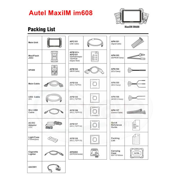 Apoio original IMMO diagnóstico e programação chave de MaxiIM IM608 da ferramenta diagnóstica de Autel