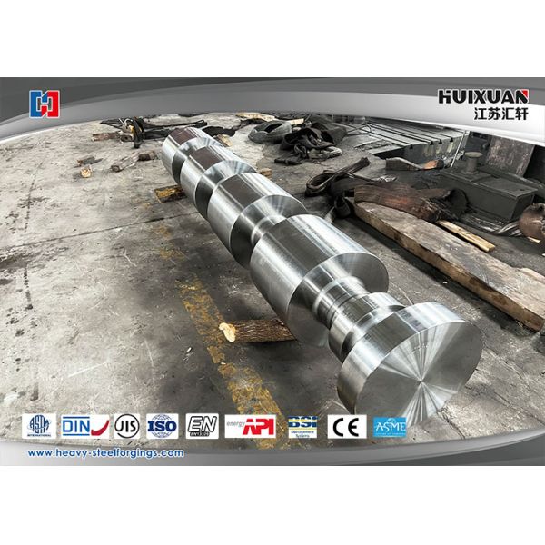 Marine Diesel Engine Air Compressor Alloy Steel Crankshaft