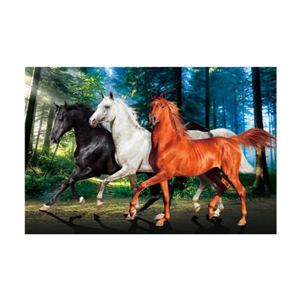 40*60cm 3D Image Poster Large Size Animal Horse Pictures Wall Prints