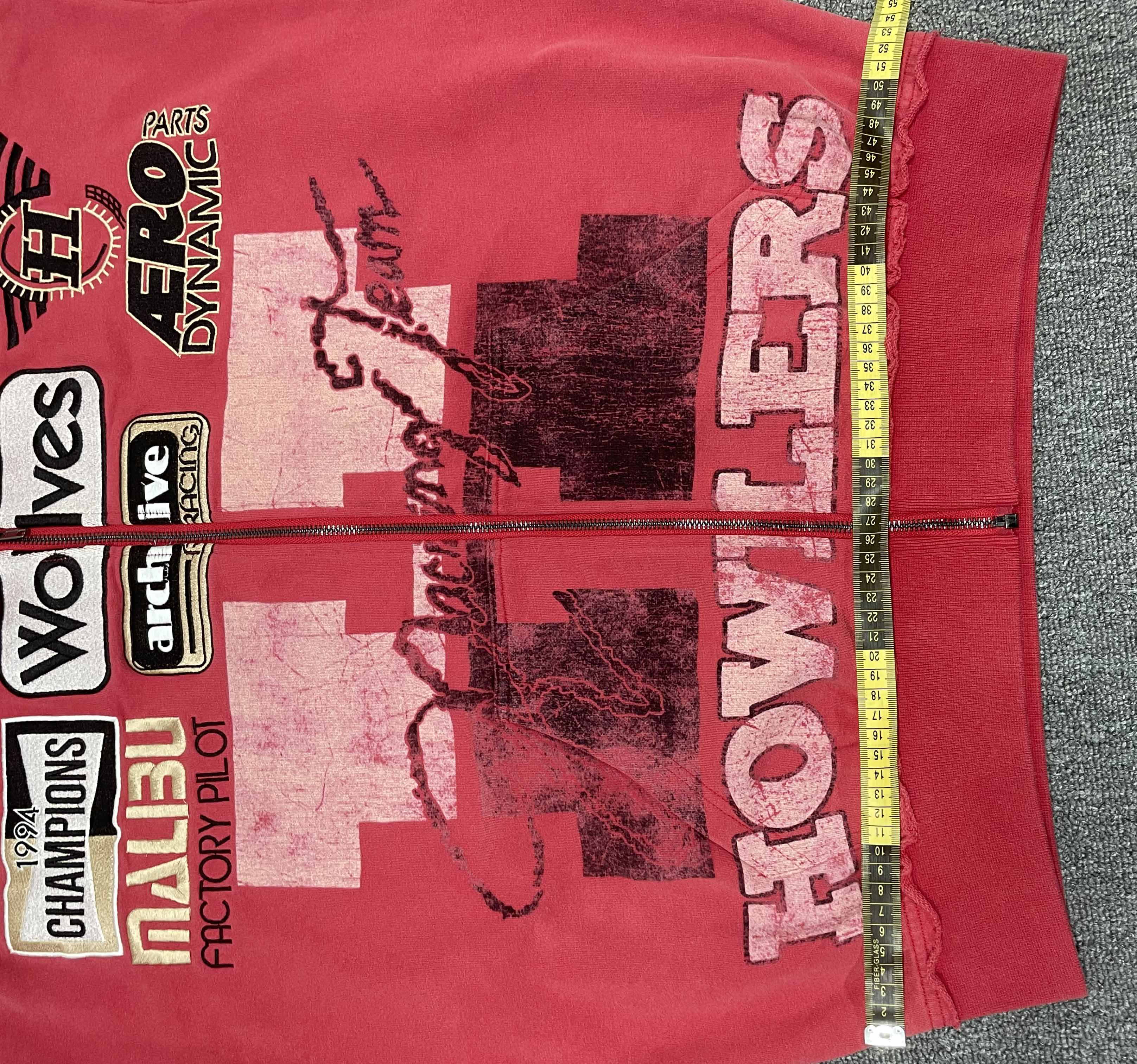 Custom Acid Wash Hoodie Vintage Screen Print Embroidery Pattern Logo Boxy Heavyweight Frayed Zipper Streetwear Men's Hoodies