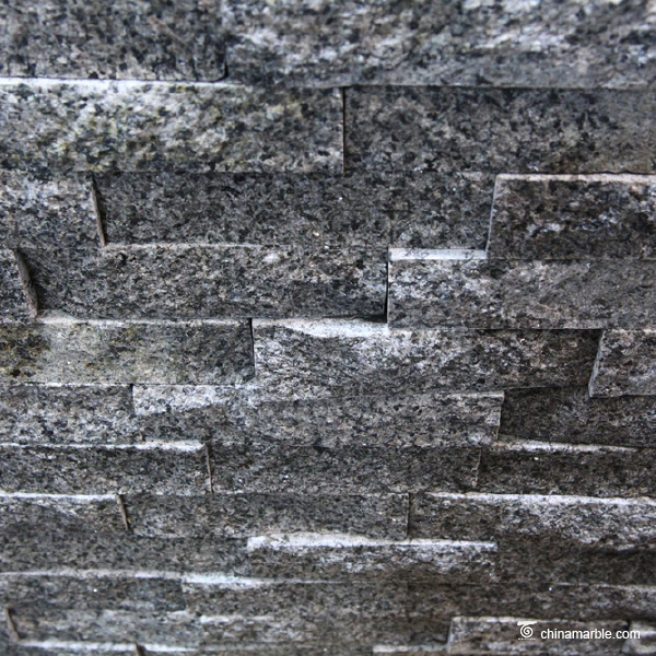 Natural stone ,White Grey Granite Culture Stone, Ledge Panel, Stacked Stone Cladding
