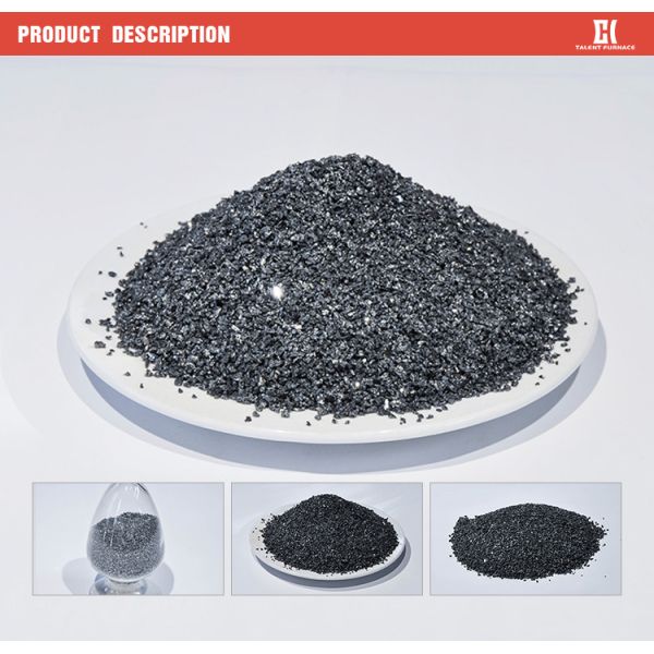 98,5% огнеупорный материал кремниевого карбида 180 песчинок черный для металлургической промышленности
