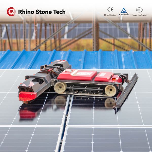 Wireless Control System Electric Photovoltaic Cleaning Robot with Remote Control Solar Panel Cleaning Equipment