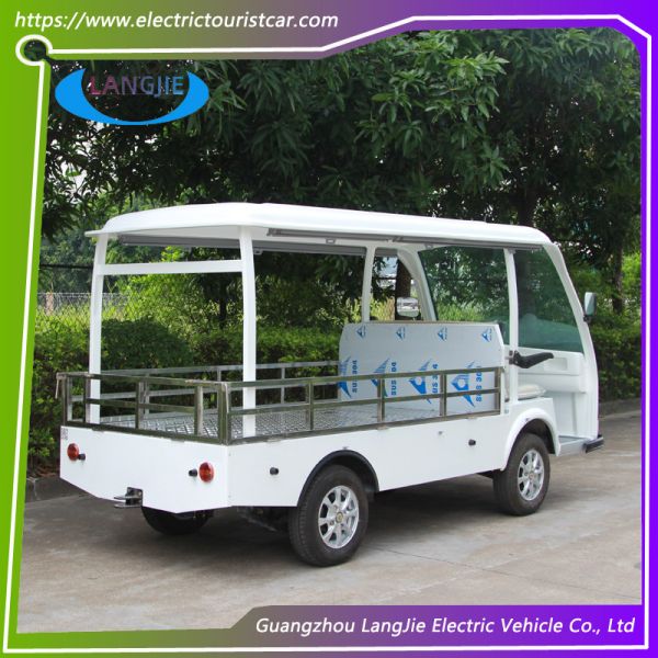 2 Seats Electric Luggage Cart 48V AC Electric Powered Utility Vehicles For Resorty