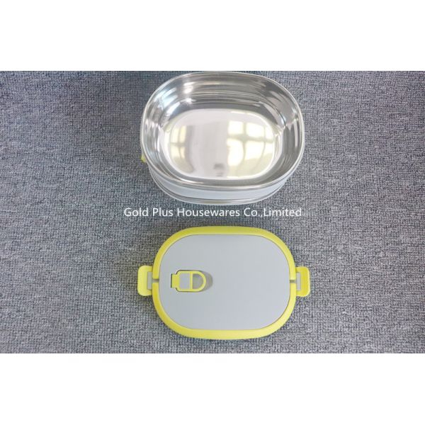 Stackable PP Plastic Food Container Leakproof With 2 Layers